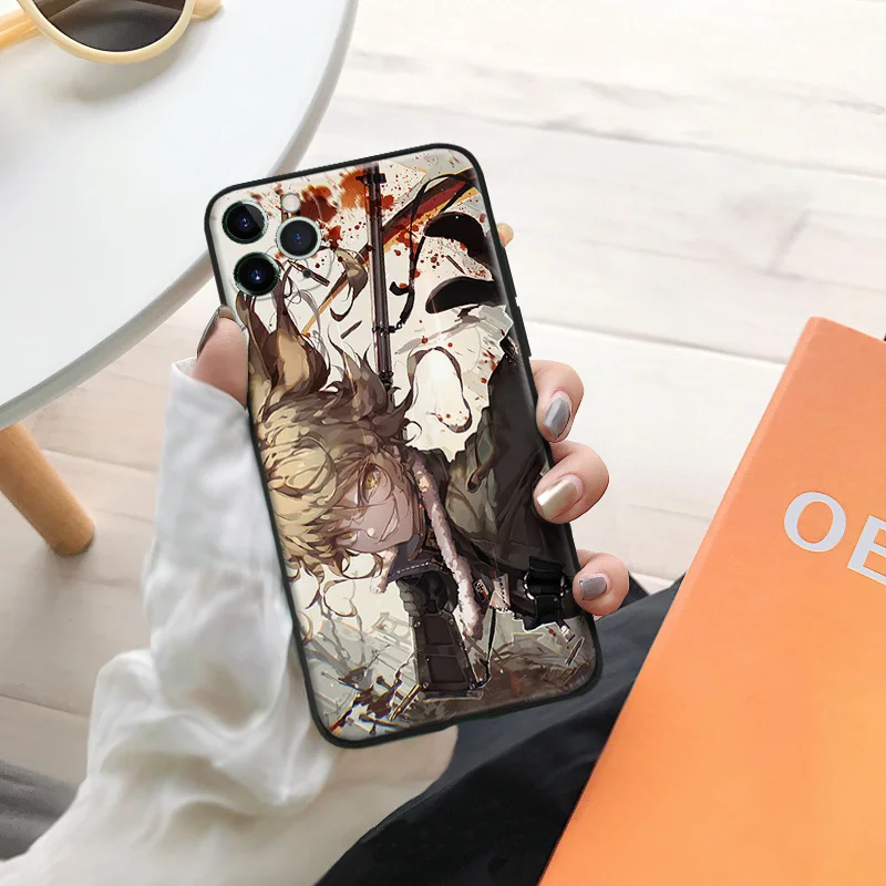 the saga of tanya the little girl silicone phone case for iphone se 6 6s 7 8 plus x xr xs 11 12 mini pro max glass cover shell free global shipping