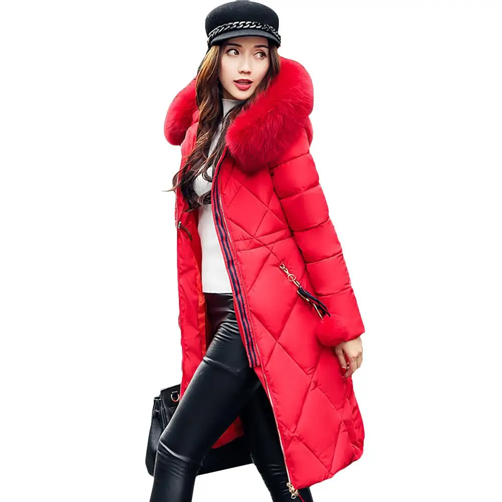 Новинка 2019 зимнее женское пуховое хлопковое пальто с капюшоном меховое