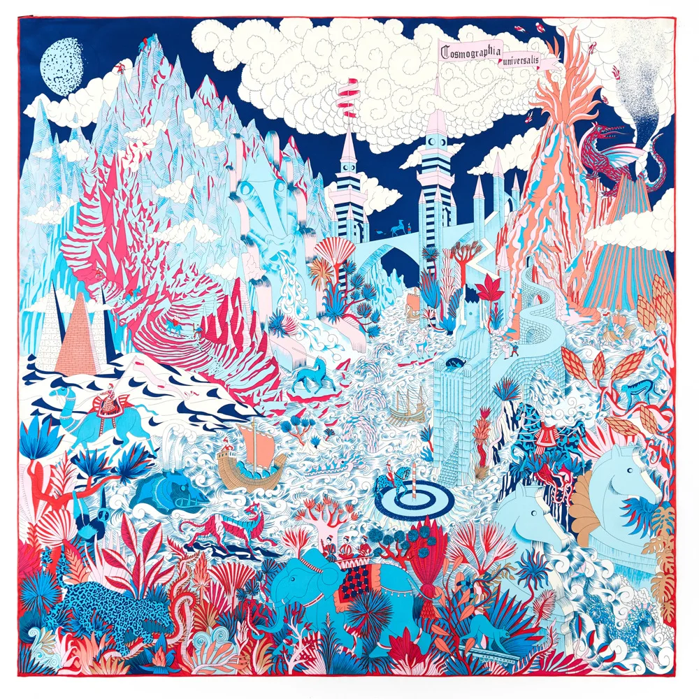 Шелковый шарф 90 см женский головной платок ручной работы кудрявый хиджаб Женская