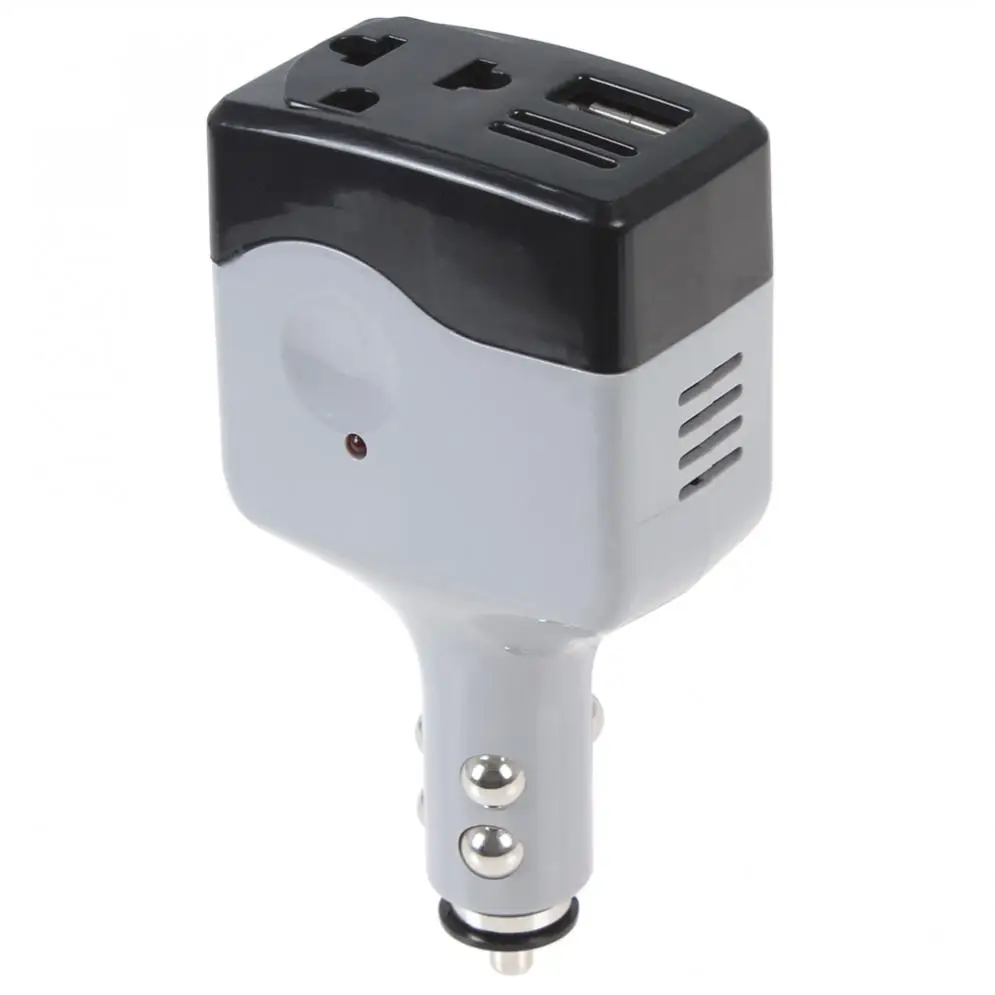 

DC 12 / 24V to AC 220V USB 6V Cars Mobile Power Converter Inverter Adapter