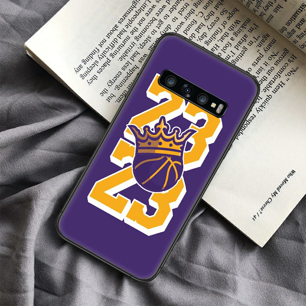 

LeBron James Basketball Phone Case For Samsung Galaxy Note S 8 9 10 20 Plus E Lite Uitra black Cell 3D Hoesjes Tpu Coque Trend