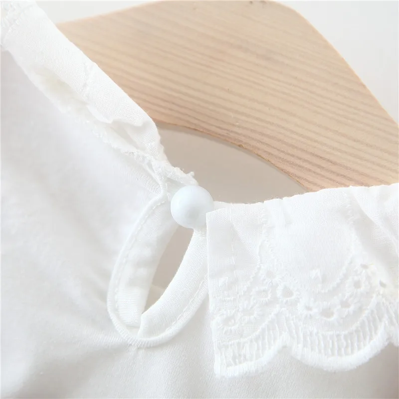 Осеннее платье для маленьких девочек принцессы хлопковая футболка с длинными