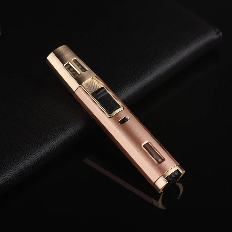 Бутановая Зажигалка для барбекю кухня два фонаря турбо зажигалка Волшебное