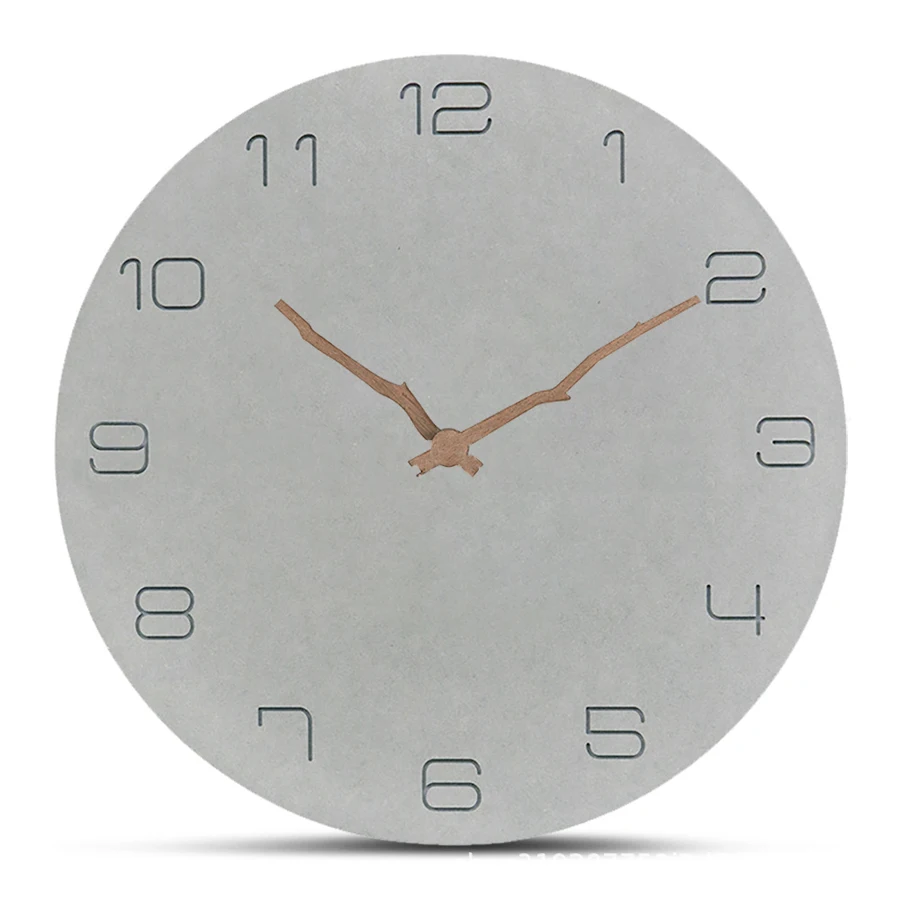 Настенные часы в Европейском стиле простой современный дизайн деревянные