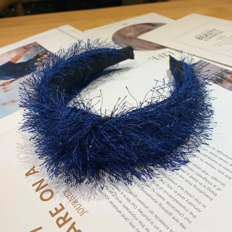 

Headbands Faux Fur Hairband For Women Winter Warm Knot Warmer Headband Hair Band Hoop Hair Accessories Opaska Do Wlosow