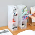 Настольный органайзер для хранения канцелярских принадлежностей, пластик, 4 цвета