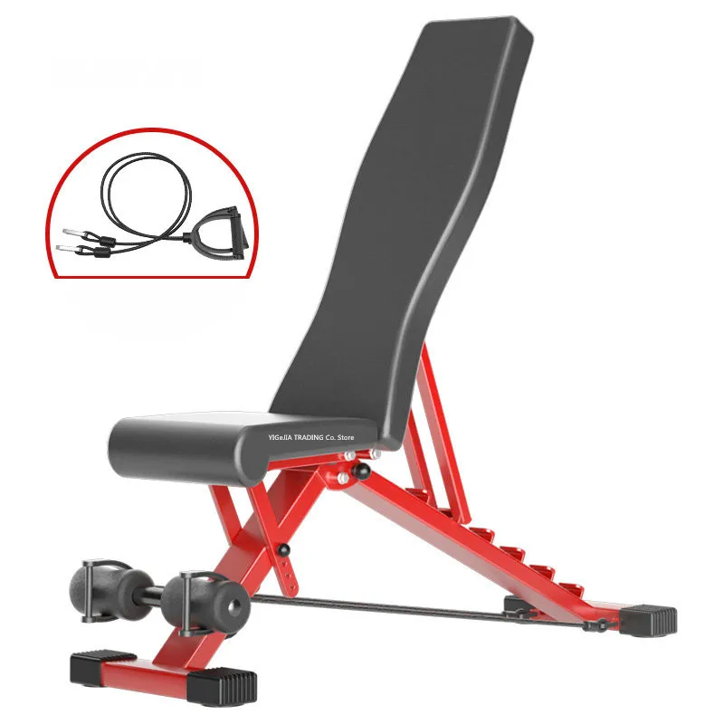 Многофункциональная складная доска для мышц брюшного пресса табурет гантелей