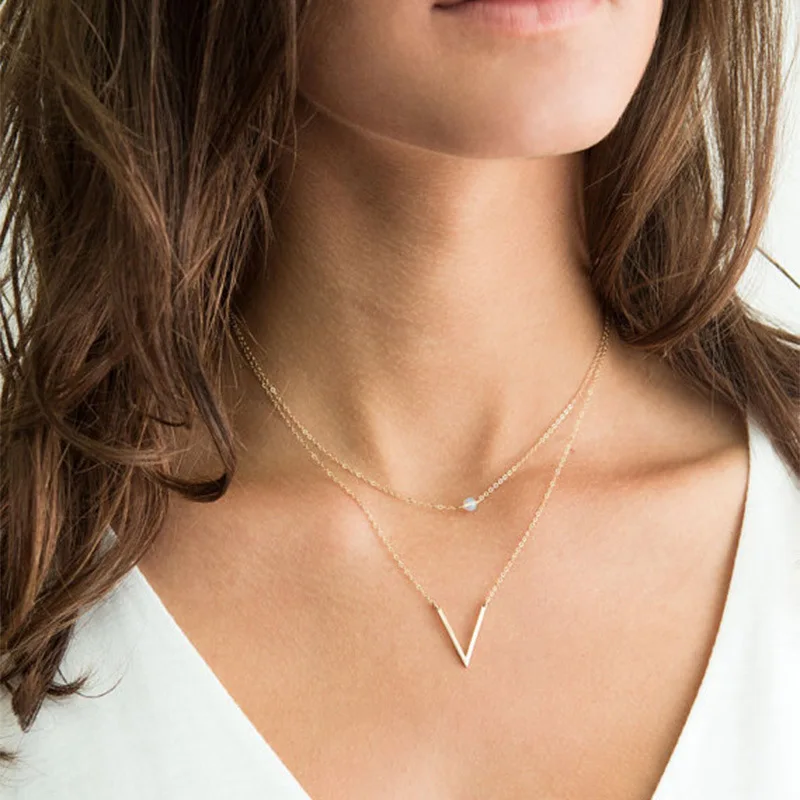 Женское Ожерелье с кристаллами колье подвеской в форме сердца листа Луны яркое