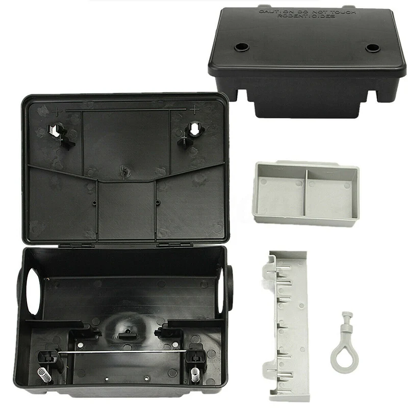 professional home rat mouse rodent bait block trap station box case with key nin668 free global shipping