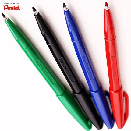 Pentel S520 эскизная ручка эскизы крючок ручная роспись 2 0 м Япония