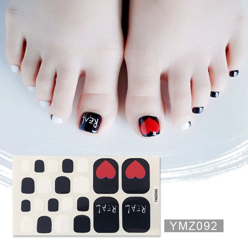 YMZ092 Lamemoria, новые стикеры на ногти, клей, лак для ногтей, обертывания для пальцев ног, блестящие, однотонные, серебристые наклейки, полоски для ногтей, маникюр для девочек - Цвет: YMZ092