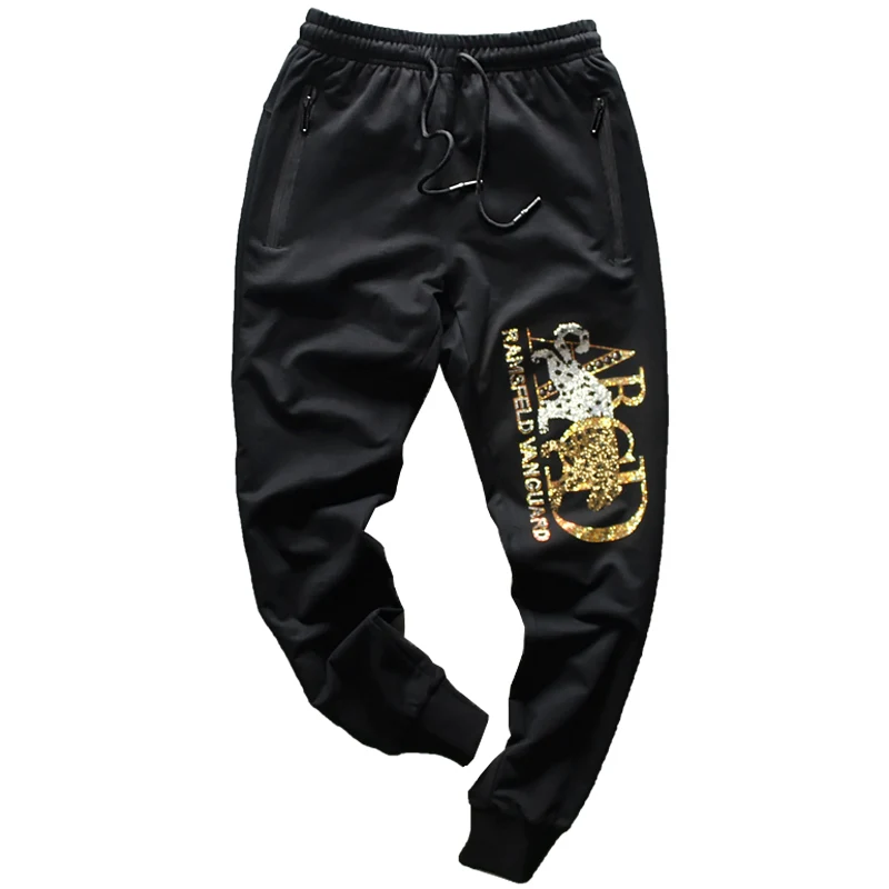 

Fashion new brand slim casual high quality men handsome hot drill trousers fitness sports pants quick-drying outdoor joggi