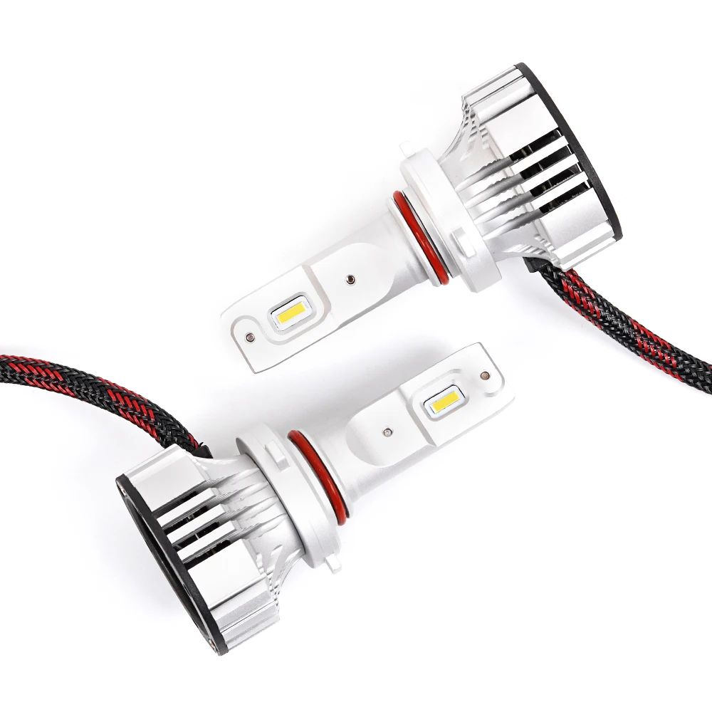 автомобильные LED-фары 72W 12000LM F2 H4 H7 H8 H11 с чипами CSP и турбо-вентилятором для противотуманных фар, комплект на головные фонари 9005 9006.