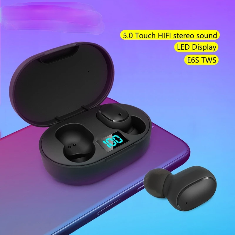 Настоящие беспроводные Bluetooth наушники для Honor Vivo Airdots спортивные вкладыши с