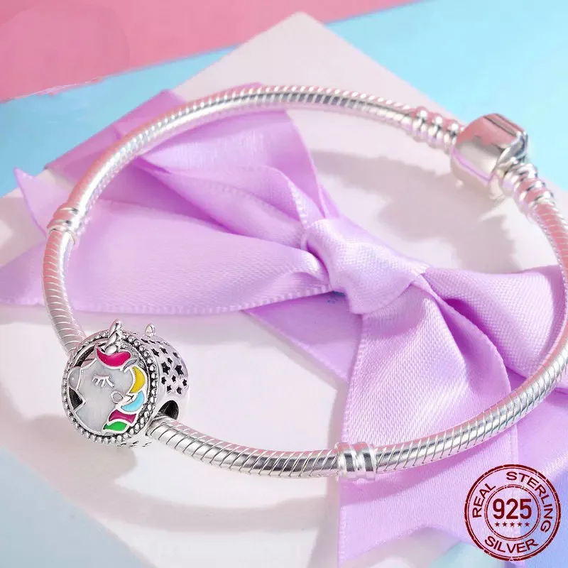 Новые искусственные серебряные бусины в виде единорога принца | Украшения и