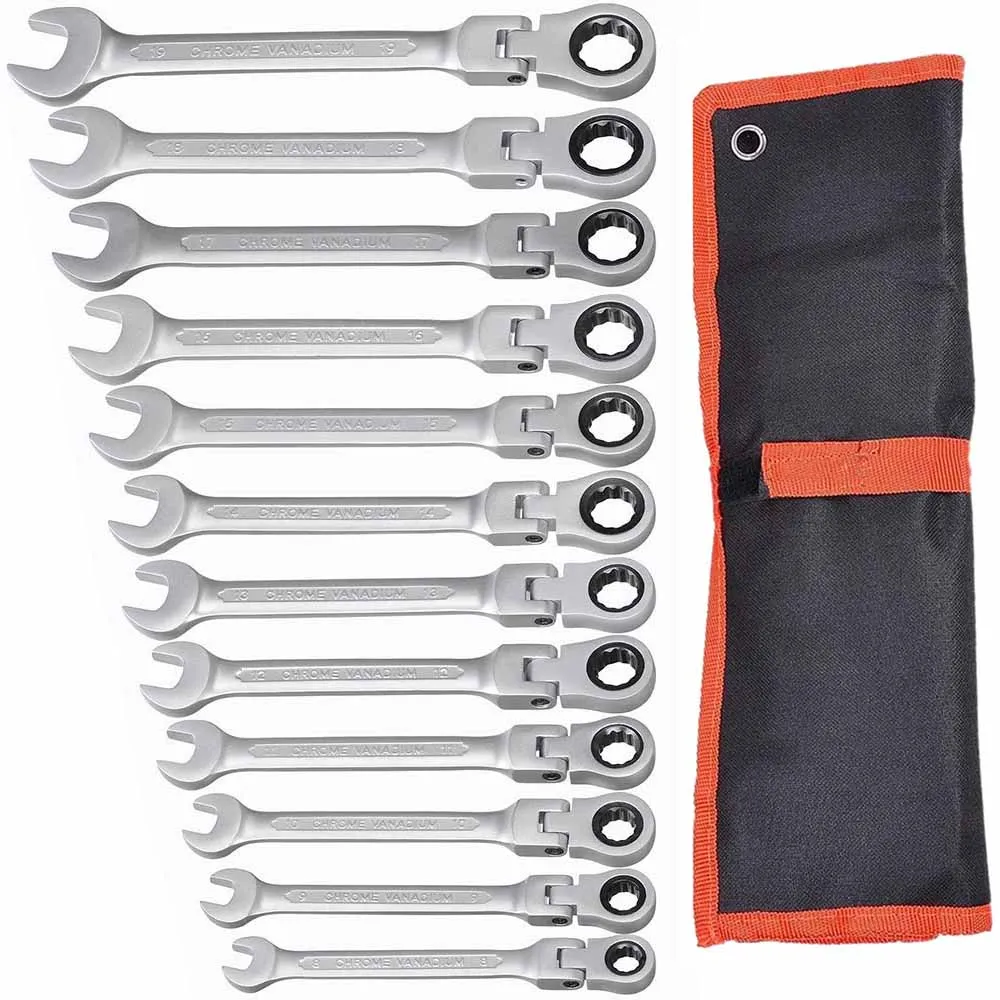 

8-19 Ratchet Combination Wrench Set,Ratchet Wrenchs,Car Repair Tool,Universal Ratcheting Wrench,Car Repair Tool, Set Wrenche