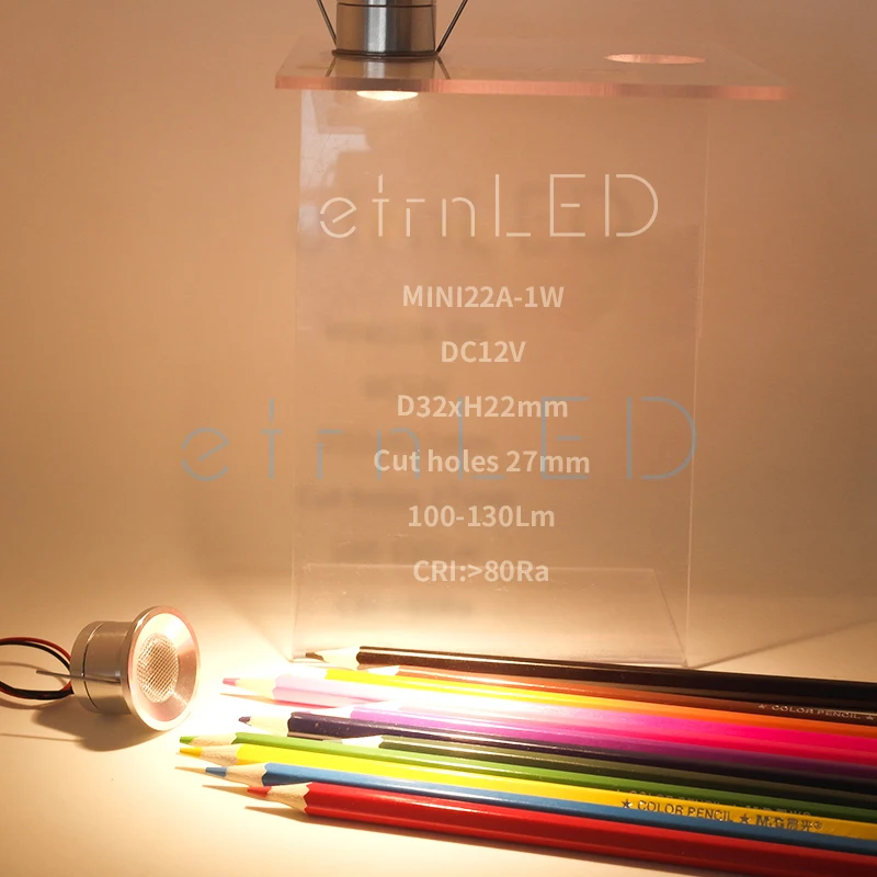 EtrnLED 12 в 1 Вт мини Foco светодиодный наружный точечный водонепроницаемый светильник