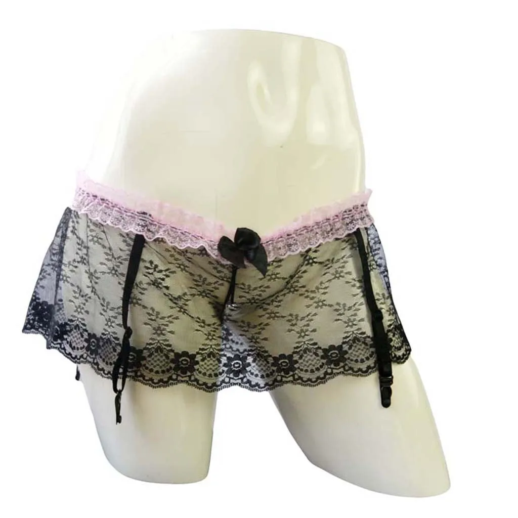 Сексуальное женское нижнее белье кружевное низкая посадка одноцветная