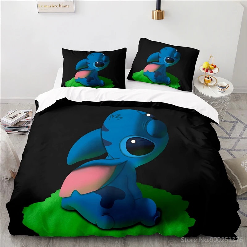 Комплект постельного белья с мультяшным 3d-рисунком Лило и Ститч комплект милыми