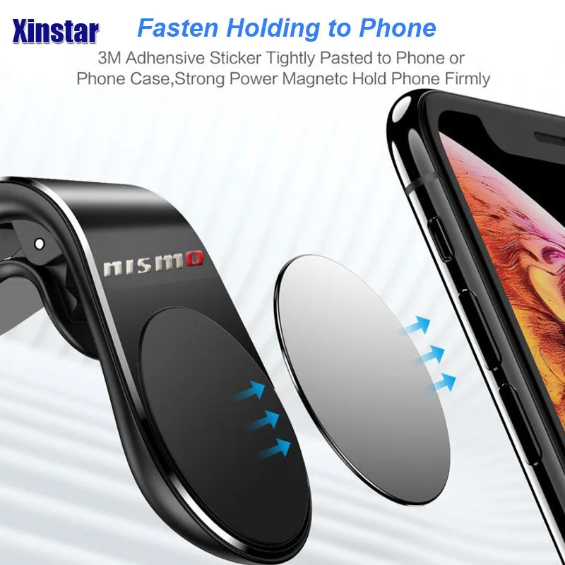 Автомобильный держатель для телефона наклейка Nissan Nismo Altima Juke Murano Pathfinder Rogue Sentra Versa