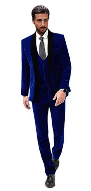 Бархатный мужской костюм облегающий свадебный для выпусквечерние вечера