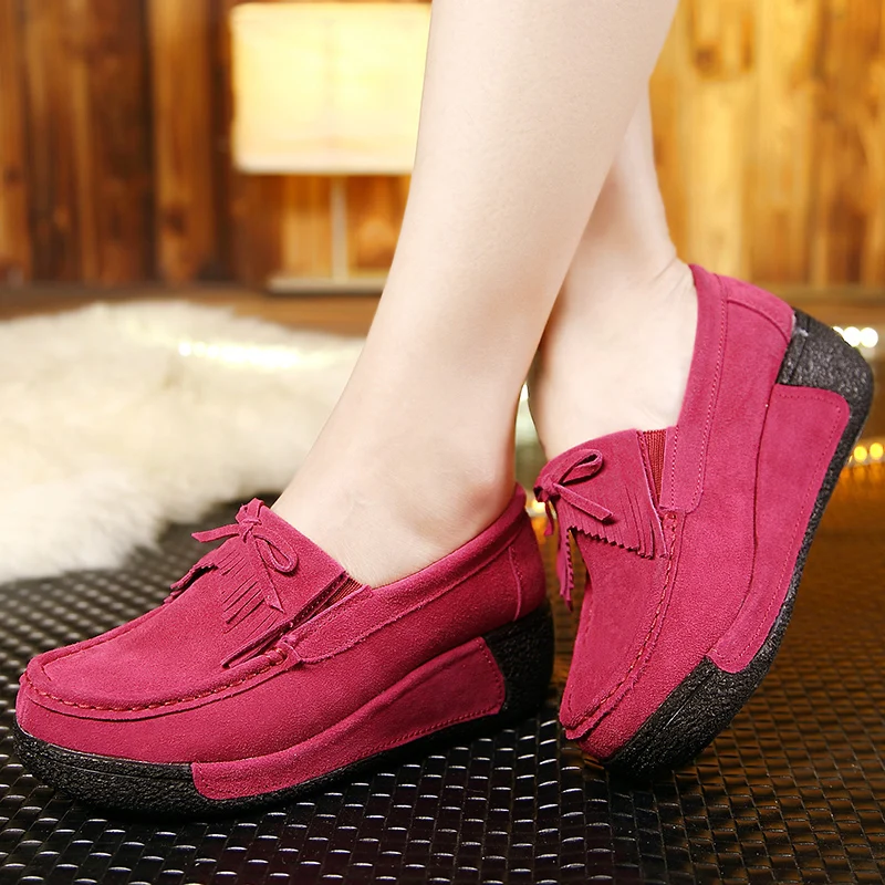 tenis mujer Sneakers women Shoes 2020 Students leather Tennis shoes for Women Height Increasing) Walking Fitness zapatillas