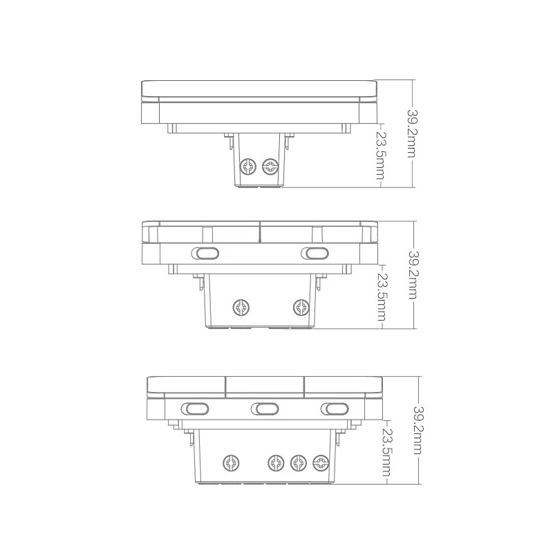 Умный настенный выключатель Yee светильник с самовосстановлением поддержка Slisaon