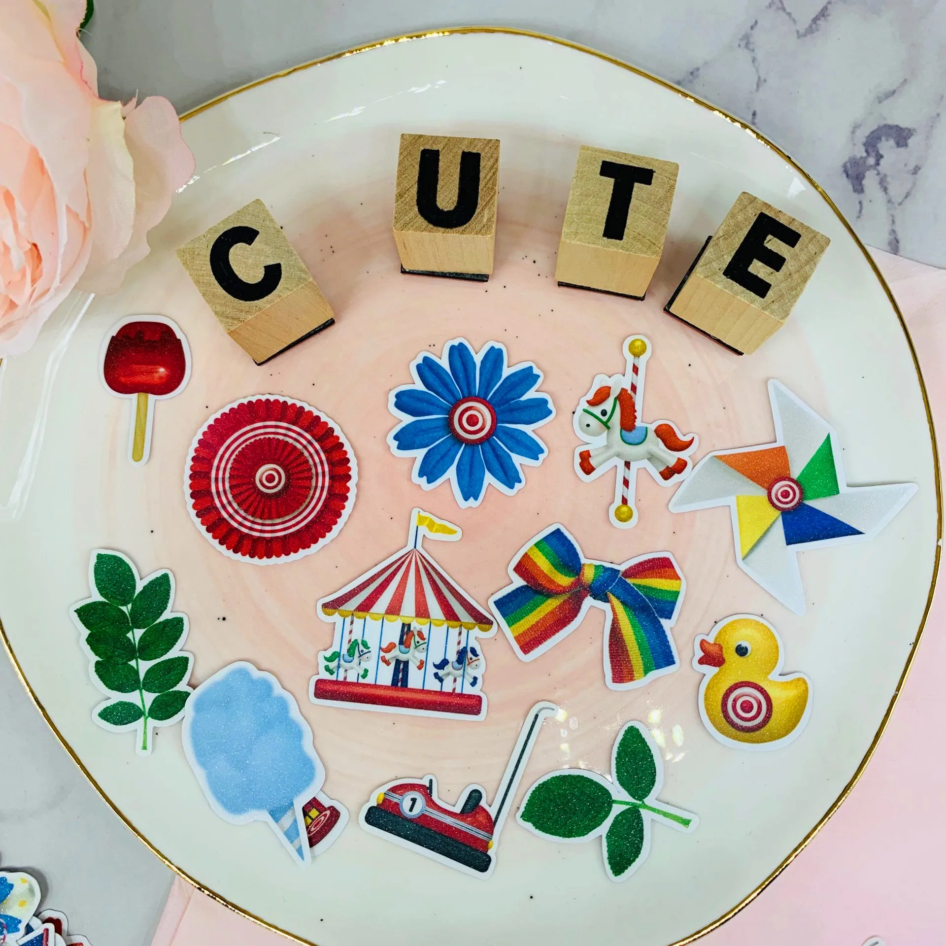 32 шт./компл. винтажная наклейка для игровой площадки мечты сделай сам Скрапбукинг