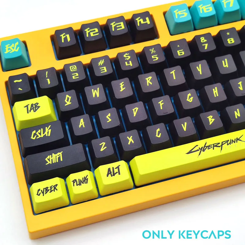 Новинка колпачки для клавиш 117 PBT OEM-SUB персонализированные Cherry MX механическая