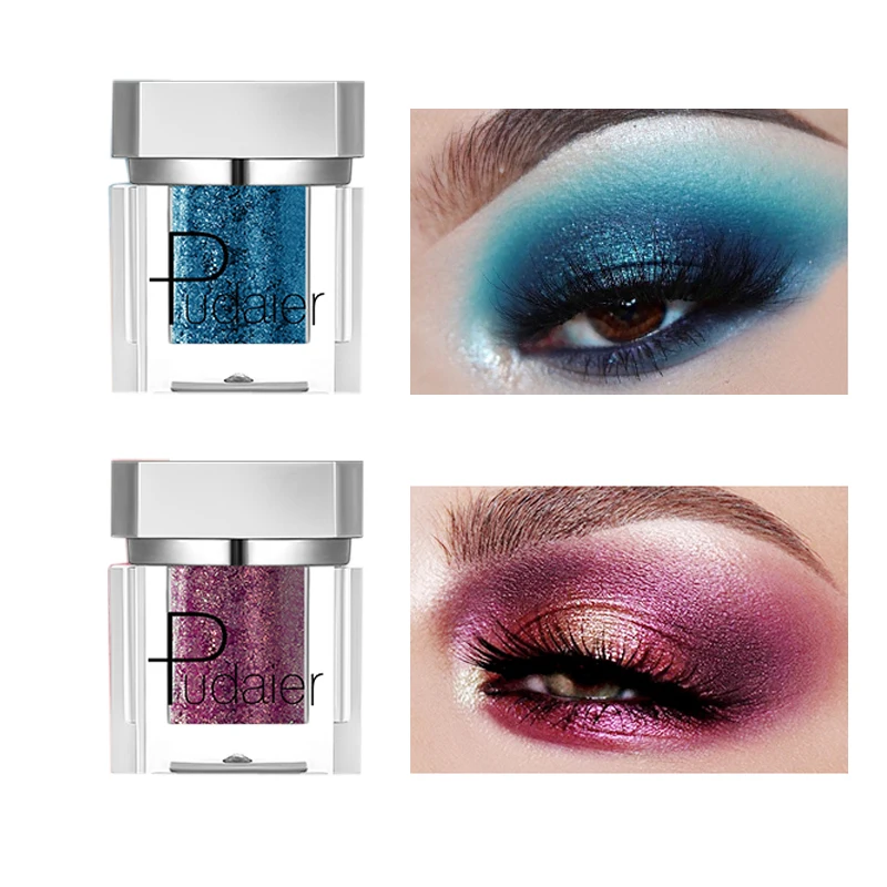 Pudaier для выделения теней глаз пигмент Шиммер пудра гель тела лазерное изменение