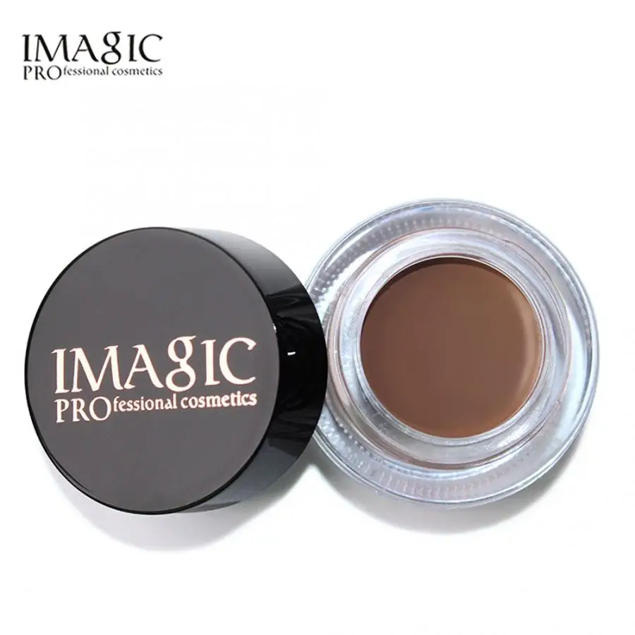 Карандаш для бровей Imagic, 6 цветов, макияж, водонепроницаемый гель для бровей, косметика для красоты, гель для бровей с кистью, Косметика для макияжа