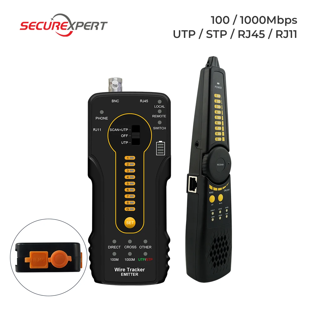 Кабельный трассоискатель портативный тестер для обнаружения проводов кабелей