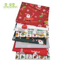 chainho8pcslotchristmas seriesprinted twill cotton fabricpatchwork clothdiy sewing quilting material for baby children