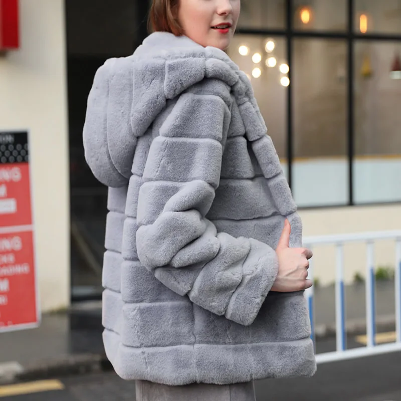 Модная женская куртка из искусственного меха тонкая стеганая верхняя одежда