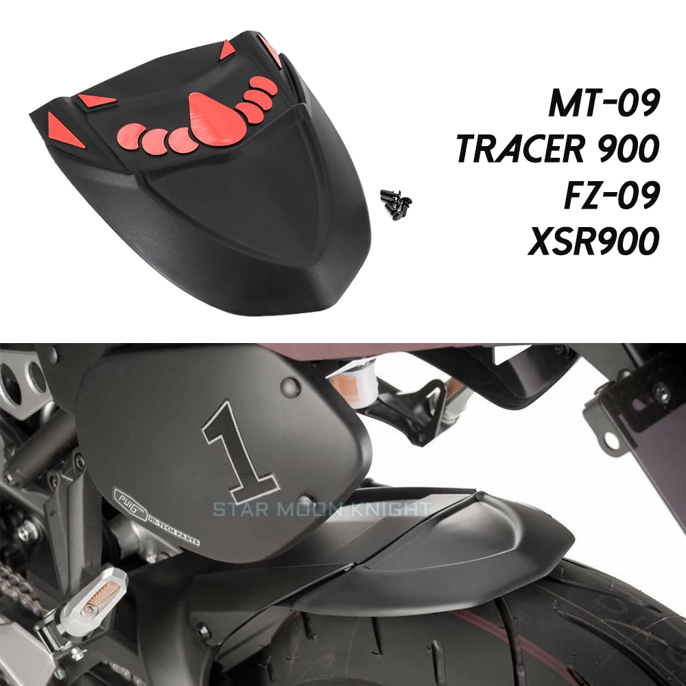 

MT09 Tracer900 Motorcycle Rear Fender Mudguard Extender Extension Refit For YAMAHA MT-09 FZ-09 FZ09 Tracer 900 XSR900 XSR 900