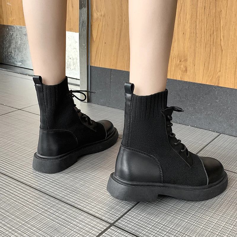 Женские ботинки martin в британском стиле коллекция 2019 года универсальная Осенняя