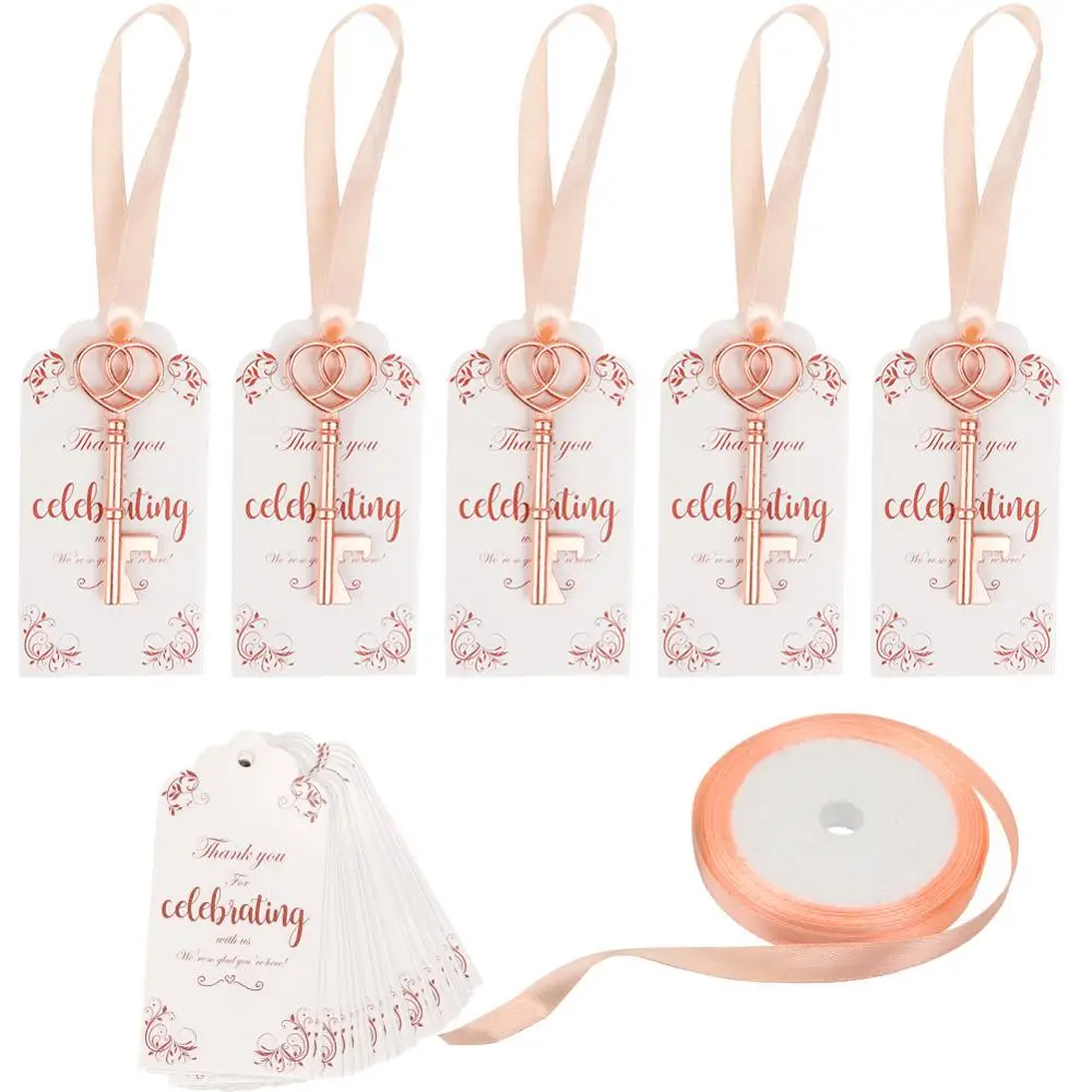 OurWarm свадебные подарки для гостей 10 шт./компл. розовое золото открывашка пивных