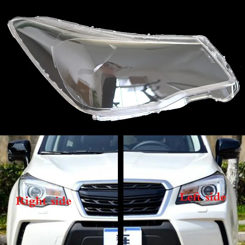 Передние фары для Subaru Forester 2013 2016 прозрачные абажуры защитные лампы маски крышка
