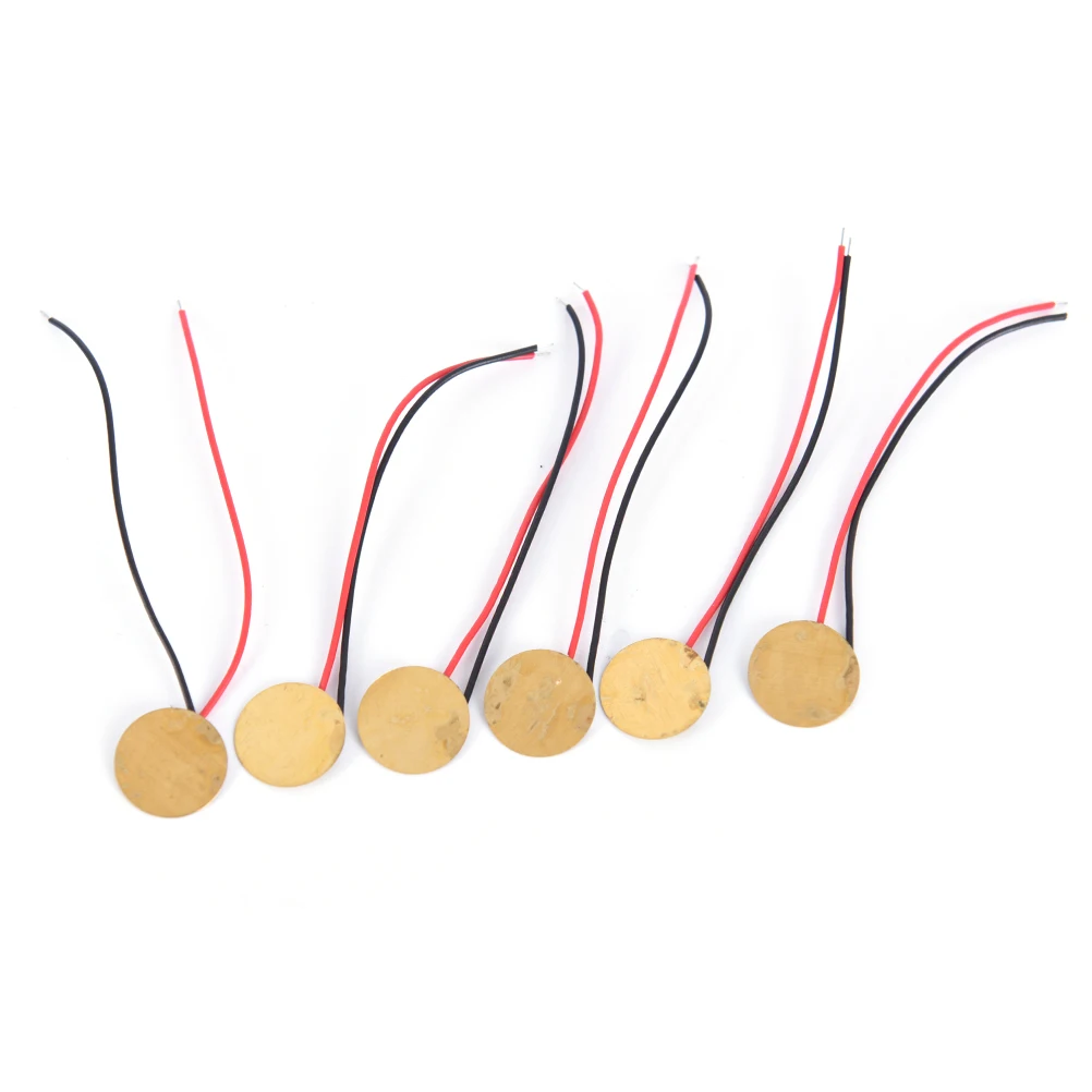 6 шт. 12 мм 15 пиезо дисковые элементы с выводами коробка для сигар инструмент