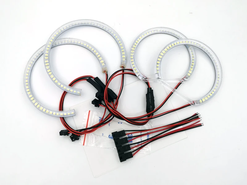Отличный ультра яркий smd led Angel Eyes Halo Ring автомобильный Стайлинг Дневной светильник