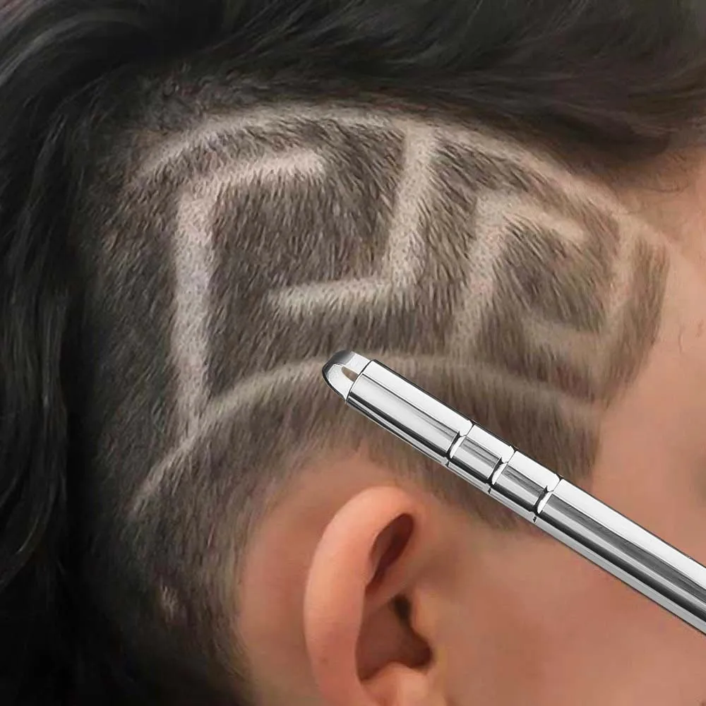 

Professional 1Pcs Hairstyle Engraved Pen Eyebrow Carve Pen Professional Trimmers Hair Styling Hair Trimmers Eyebrows Shaving