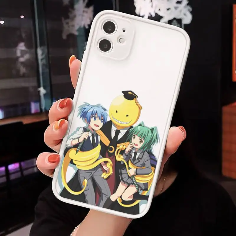 

Assassination Classroom Phone Case matte transparent For white iPhone 7 8 x xs xr 11 12 pro plus max mini Clear Funda