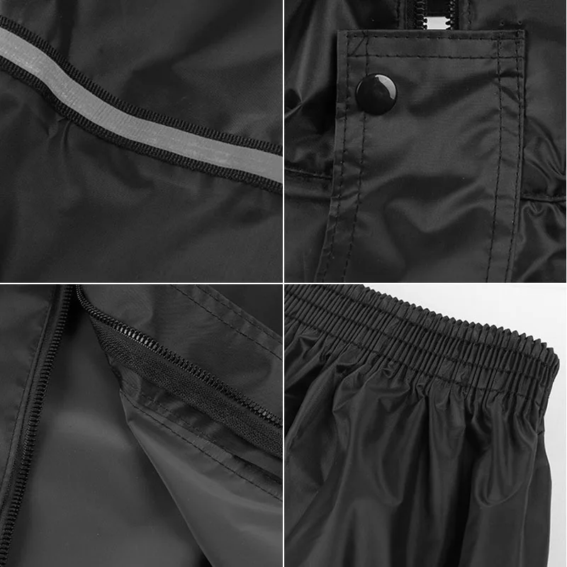 Дождевик непромокаемый для мужчин и женщин комплект из 2 предметов куртка брюки