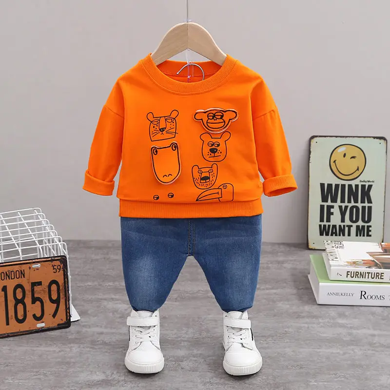 Весна 2020 Одежда для маленьких мальчиков и девочек младенцев Костюмы с животными