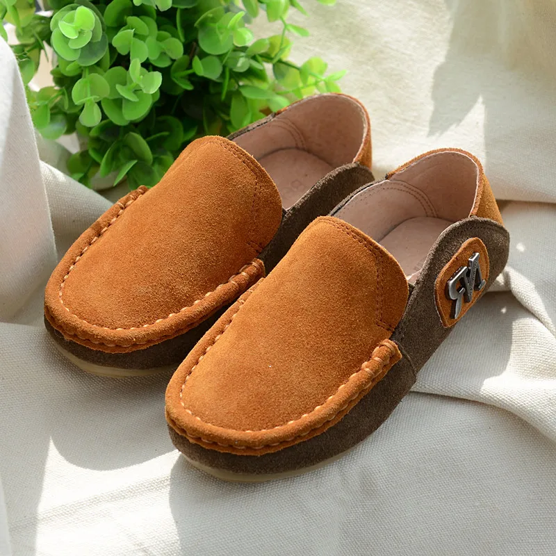 Цветная спортивная обувь из натуральной кожи и нубука для мальчиков|genuine leather shoes