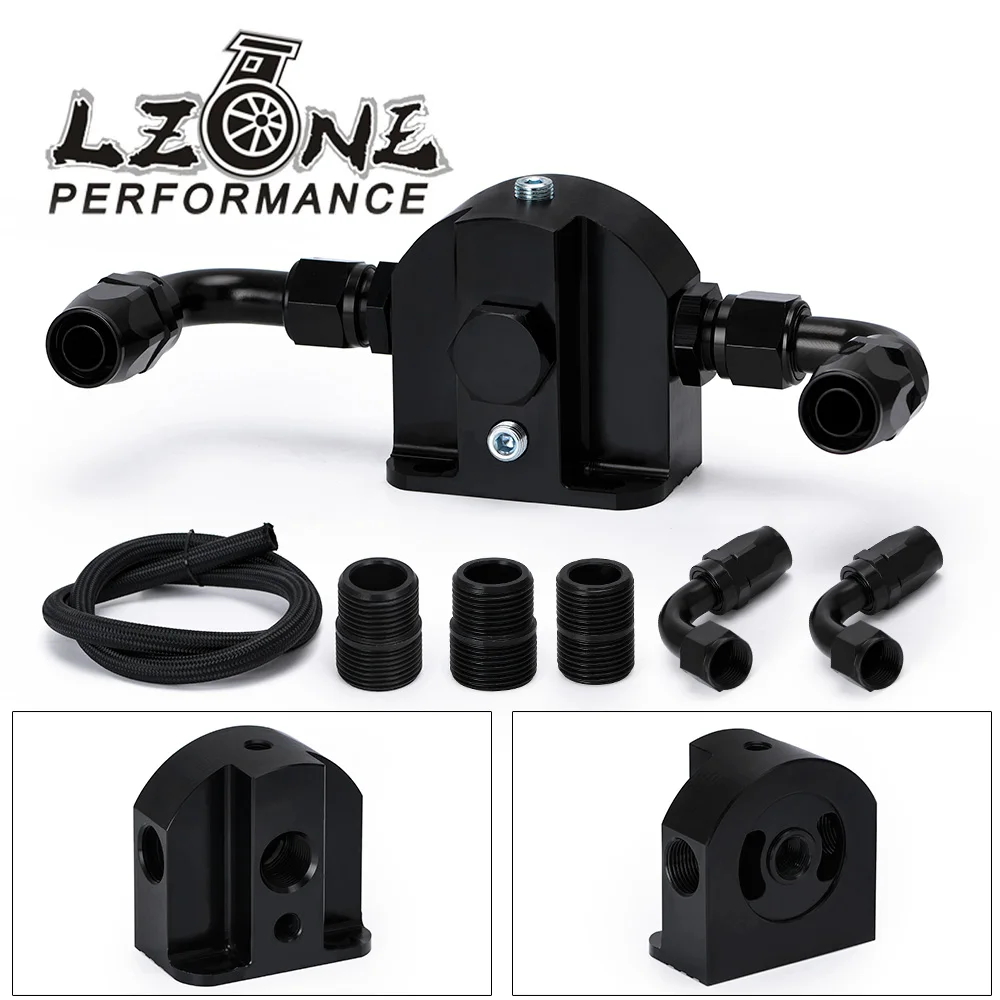 Relocation Kit For Gm Ls Lsx Ls1 Ls3 4.8 5.3 5.7 6.0 An12 Oil Braided Hose Adapter 1/8npt Block-off