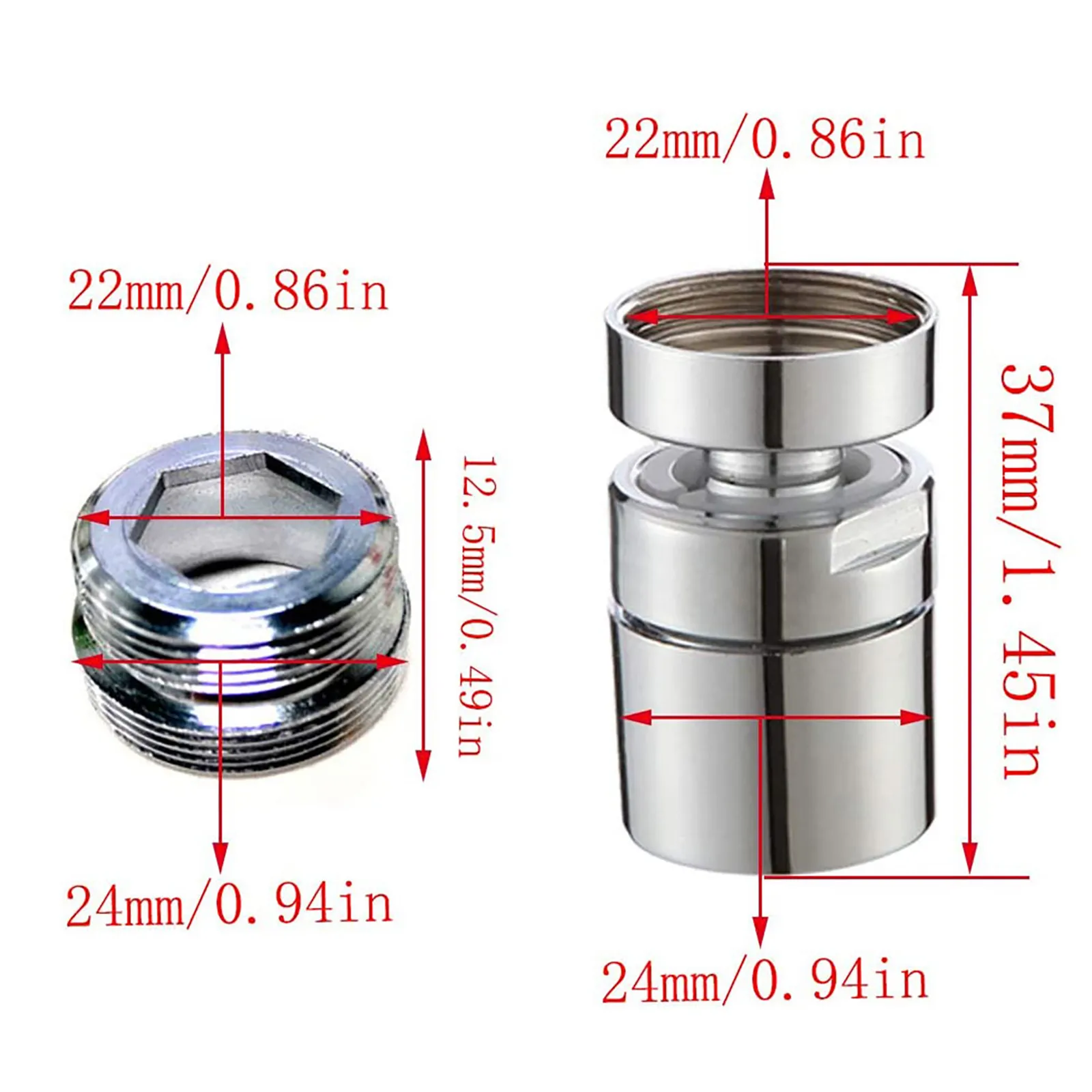 Насадка-фильтр для смесителя с защитой от брызг основной смеситель дюйма | Дом и