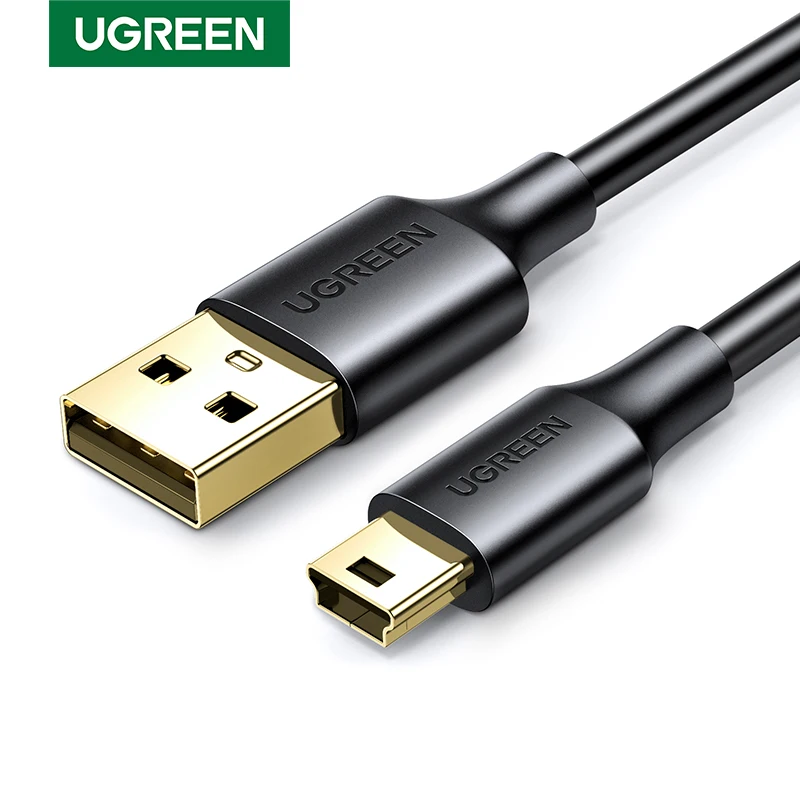 Ugreen-Cable Mini USB a USB para reproductor MP3, MP4, DVR, GPS, cámara...