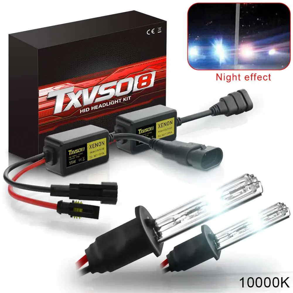 2 шт. 55 Вт HID Xenon Конвертация Canbus фары конверсионный комплект лампы H1 H3 H7 H8/H11 H4