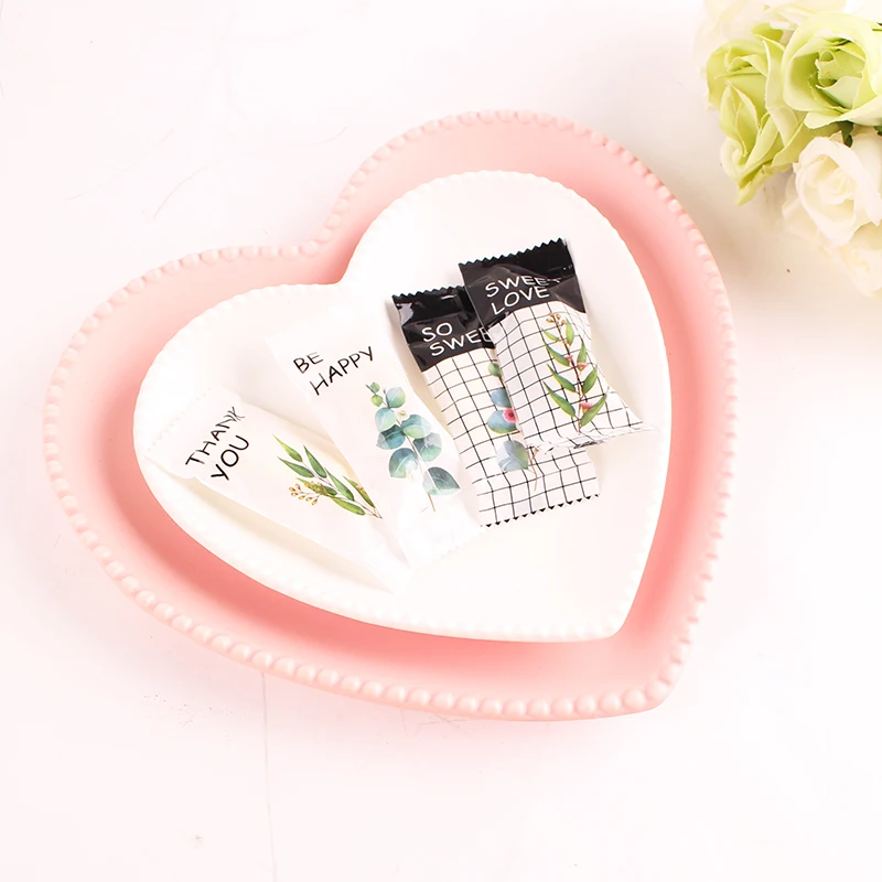 50 шт. милый Единорог розовый сахарный пакет мешок для мешков с нугой упаковка